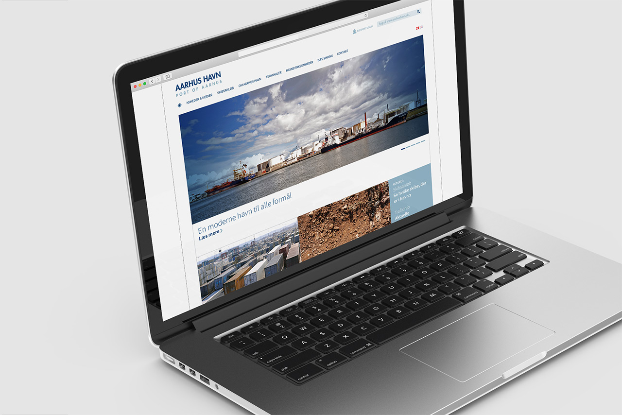 Port of Aarhus Responsive website design